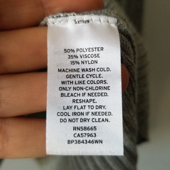 BP. Nordstrom Heather Gray Easy Ribbed Sweater Crew Neck 1X - Picture 10 of 10